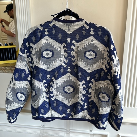 NWOT casual jacket, bohemian pattern, - Picture 5 of 7